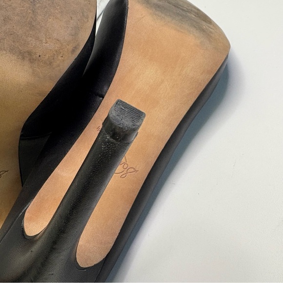 Sam Edelman Women’s 9.5 Black/Gold Heels Platform Leather Pumps Stiletto 4” Heel - Picture 9 of 10